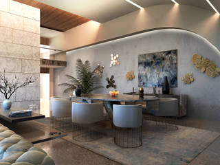 MAAB Villa, GOWS architects GOWS architects Minimalist dining room