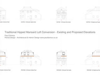 Mansard Loft Conversion, Paul D'Amico Remodels Paul D'Amico Remodels Habitaciones de estilo clásico