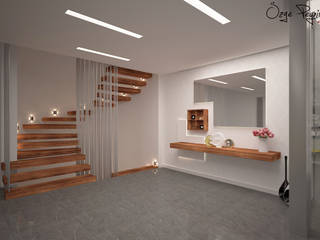 homify Modern corridor, hallway & stairs