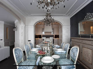 "Черным по белому", Givetto Casa Givetto Casa Eclectic style dining room