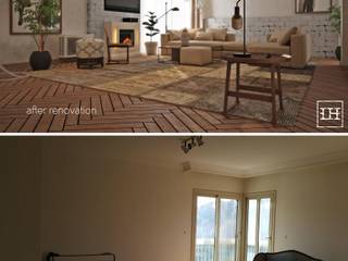 Maadi apartment renovation, Lamia Alhaddad designs Lamia Alhaddad designs Eclectic style living room