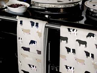 Sophie Allport Cows Collection, Sophie Allport Sophie Allport Cocinas rurales Algodón Rojo