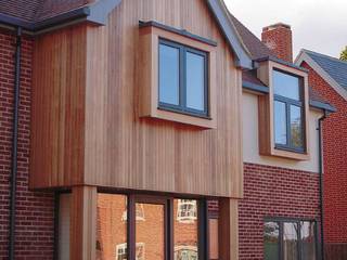 Guide to External Cladding, Building With Frames Building With Frames Single family home Wood Wood effect