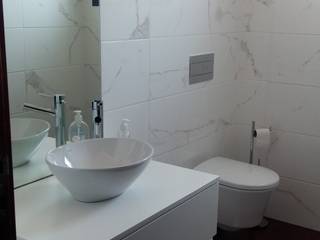 wc, ANA LEITE - INTERIOR DESIGN STUDIO ANA LEITE - INTERIOR DESIGN STUDIO Modern bathroom