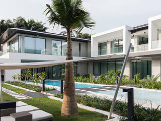 KRION, Urbatek y L’Antic Colonial unidos por Butech en la fachada de un residencial de lujo en Lagos, Nigeria, KRION® Porcelanosa Solid Surface KRION® Porcelanosa Solid Surface Paredes y pisos de estilo moderno