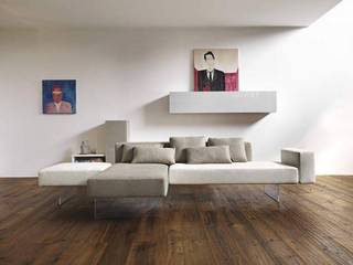 Alchemy of White and Wood, Spacio Collections Spacio Collections Living roomSofas & armchairs Wood White