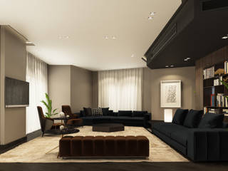Contemporary Project , ICONIC DESIGN STUDIO ICONIC DESIGN STUDIO Colonial style living room