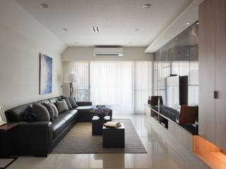 平鎮一號_方宅, 貝爾設計B.R studio 貝爾設計B.R studio Modern living room