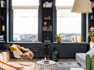 Haags Familiehuis, FORM MAKERS interior - concept - design FORM MAKERS interior - concept - design Living room MDF Black