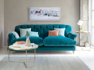 Truffle sofa Loaf Living room new sofa,new,sofa,green,blue,teal,velvet,living room,coffee table