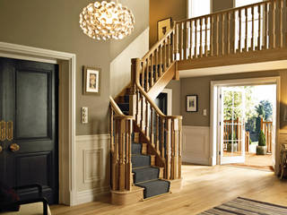 Oak Staircases, Wonkee Donkee Richard Burbidge Wonkee Donkee Richard Burbidge Stairs Wood Wood effect