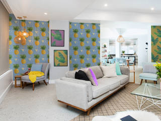 Pineapple Fever, Pixers Pixers Living room Multicolored