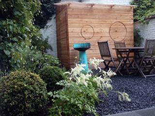 Aménagement d'un jardin de ville avec une cabane sur mesure, Urban Garden Designer Urban Garden Designer Garden لکڑی Wood effect