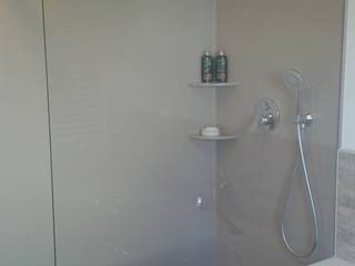 Badmöbel melaminharzbeschichte matte Platte, Corianplatte mit integriertem Becken, Die Einrichtungsidee Die Einrichtungsidee Modern bathroom