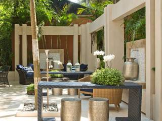 Varanda / Patio , Interart Design de Interiores Interart Design de Interiores Modern Terrace Limestone Blue