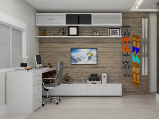 Quarto Jovem, SCK Arquitetos SCK Arquitetos Modern style bedroom