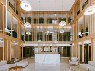Mii Hotel Lobby , บริษัท เพอเซพชั่น สตูดิโอ จำกัด บริษัท เพอเซพชั่น สตูดิโอ จำกัด Commercial spaces