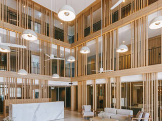 Mii Hotel Lobby , บริษัท เพอเซพชั่น สตูดิโอ จำกัด บริษัท เพอเซพชั่น สตูดิโอ จำกัด Commercial spaces