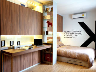 สไตล์มินิมอลโมเดิร์น, Knock door interior design & decoration Knock door interior design & decoration Jardim interior