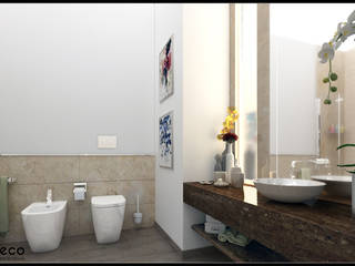 Private bathroom, AG Interior Design AG Interior Design Modern style bathrooms Tiles