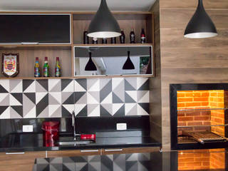 Espaço Gourmet, Seleto Studio Design de Interiores Seleto Studio Design de Interiores Кухня