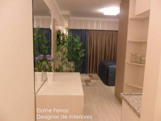 Ambientes Compactos , Elaine Ferraz Designer de Interiores Elaine Ferraz Designer de Interiores Modern Corridor, Hallway and Staircase MDF