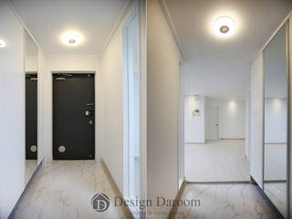 일산 성원3차 아파트, Design Daroom 디자인다룸 Design Daroom 디자인다룸 Modern Corridor, Hallway and Staircase