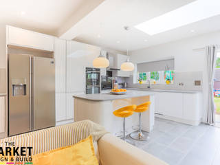 Beautiful, Light Kitchen Extension In London, The Market Design & Build The Market Design & Build Modern Living Room