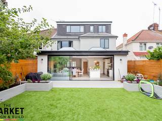 Stunning North London Home Extension & Loft Conversion , The Market Design & Build The Market Design & Build منازل