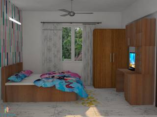 TOE TREE APPARTMENTS, DECOR DREAMS DECOR DREAMS Kamar Tidur Modern