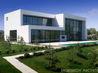 Жилой дом 425 м², Morskoy Architect Morskoy Architect Moderne huizen