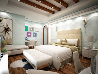 Villa Fouad & Yosra, Rêny Rêny Modern style bedroom