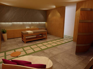 Concept wellness - spa , Gualtiero Del Zompo dzarch Gualtiero Del Zompo dzarch Spa in stile rurale