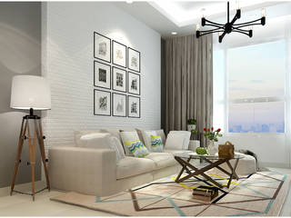 Căn Hộ Novaland Nam Kỳ Khởi Nghĩa , Công ty TNHH TMDV Decor KT Công ty TNHH TMDV Decor KT Asian style living room