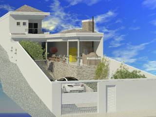 Casa Guaratiba , Alves Bellotti Arquitetura & Design Alves Bellotti Arquitetura & Design Single family home Bricks