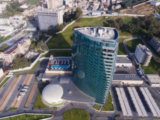 Hotel Sheraton Annaba, Algeria – Spherical dome created with KRION®, KRION® Porcelanosa Solid Surface KRION® Porcelanosa Solid Surface Ruang Komersial