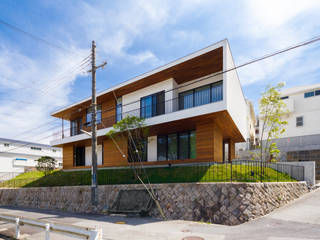 haus-flat, 一級建築士事務所haus 一級建築士事務所haus Casas de madeira Madeira Acabamento em madeira