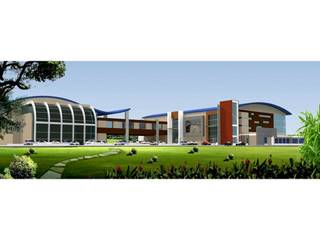 Sports Complex, MRJ ASSOCIATES ARCHITECTS MRJ ASSOCIATES ARCHITECTS Commercial spaces