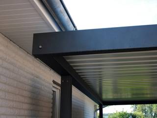 Stahlcarport offen, Carport-Schmiede GmbH & Co. KG - Hersteller für Metallcarports und Stahlcarports nach Maß Carport-Schmiede GmbH & Co. KG - Hersteller für Metallcarports und Stahlcarports nach Maß Carport IJzer / Staal