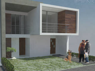 Casa Orizaba, iMPAR taller de arquitectura iMPAR taller de arquitectura Modern Evler Beton