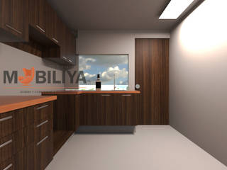 cocina concordia, Muebles y proyectos Mobiliya Muebles y proyectos Mobiliya ครัวบิลท์อิน ไม้ Wood effect