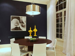 Elegancia Acogedora , Claudia Luján Claudia Luján Modern dining room