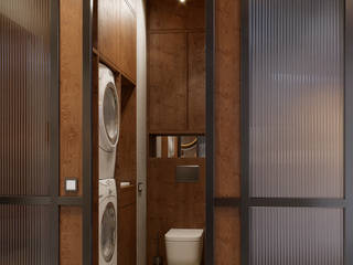 #409, Ёрумдизайн Ёрумдизайн Industrial style bathroom Wood Wood effect