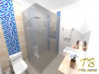 BANHEIRO PARA CASAL, Designer Tomas Benedict Designer Tomas Benedict Modern bathroom