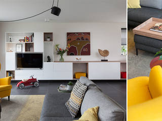 Woonhuis Schuytgraaf Arnhem, Inspiring Concepts Inspiring Concepts Moderne woonkamers