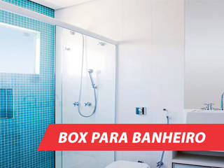 box para banheiro, AMERICANVIDROS COMERCIO DE VIDROS AMERICANVIDROS COMERCIO DE VIDROS Ticari alanlar Cam