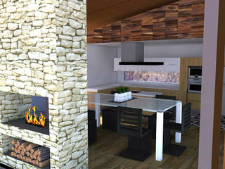 Proyecto Casa MV, Qarquitectura Qarquitectura Cocinas de estilo moderno