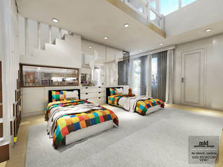 Kid's Bedroom Interior Design Kelapa Gading - Mediterania, Multiline Design Multiline Design Habitaciones de niños