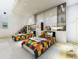 Kid's Bedroom Interior Design Kelapa Gading - Mediterania, Multiline Design Multiline Design Quartos de adolescente