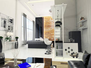 Living Room - Semarang, Multiline Design Multiline Design Salas de estar minimalistas
